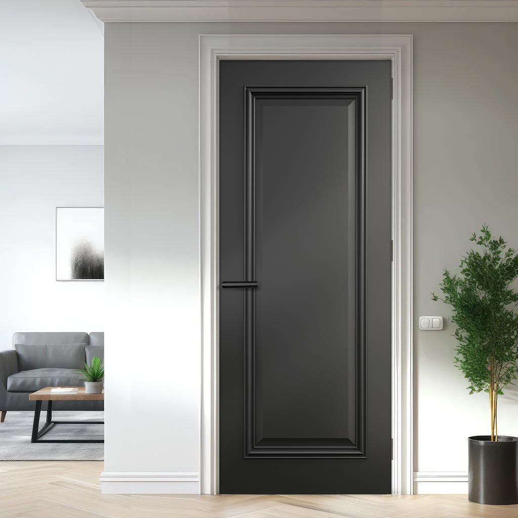 Blenheim Internal Door Black Prefinished