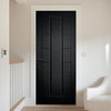 Cairgorm Black Grained Internal PVC Door