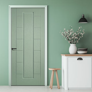 Image: Cairgorm Chartwell Green Grained Internal PVC Door