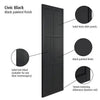 Sirius Tubular Stainless Steel Sliding Track & Door - Industrial Civic Black Internal Door - Prefinished