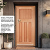 DX30's Style External Hardwood Front Door and Frame Set