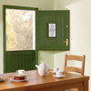 Cottage Stable Oak Back Door - 1L Leaded - Tri Glazing