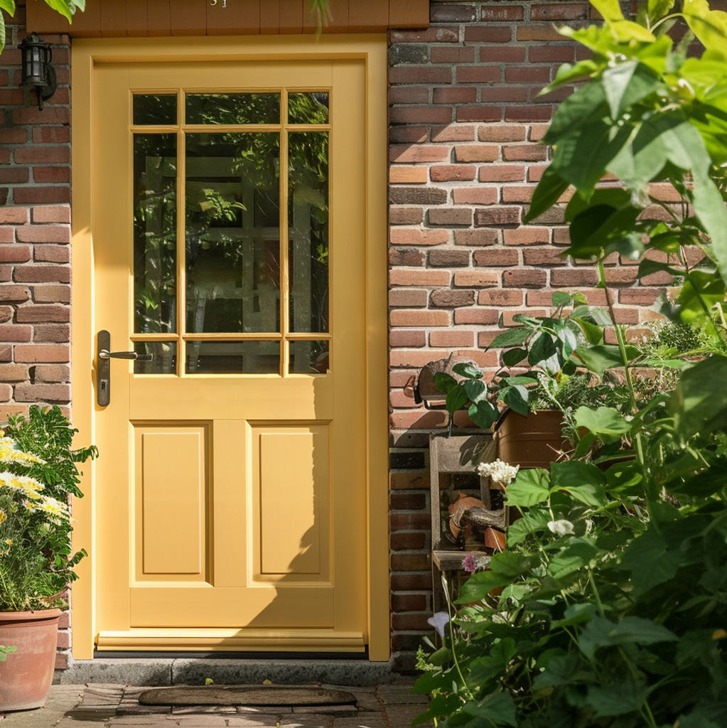 Warwick Exterior Meranti Hardwood Wooden Front Door - Fit Your Own Glass