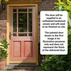 Warwick Exterior Meranti Hardwood Wooden Front Door - Fit Your Own Glass