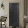 Ely Brushed Black Oak Fire Internal Door - 1/2 Hour Fire Rated