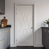 V-Line® Grooved Flush Door V077 - Premium Primed - Six Colour Options