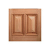 Islington 4 Panel Exterior Hardwood Front Door and Frame Set with Fittings