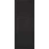 EasiKit Internal Door and Frame Kit - Tribeca 3 Panel Black Primed Internal Door - Unfinished