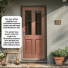 Malton Sterling Hardwood Back Door - Fit Your Own Glass.