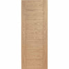 Premium Single Sliding Door & Wall Track - Palermo Oak Door - Prefinished