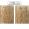 OUTLET - Flush Oak Veneer Door Blank - Prefinished - Scuffs & Marks