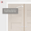 Malmo Oak Flush Internal Door Pair  - Prefinished