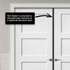 Melrose Panel Black Internal Door Pair - Prefinished