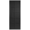 Top Mounted Black Sliding Track & Double Door - Industrial Plaza Black Internal Door - Prefinished