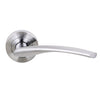 Arizona Status Lever on Round Rose - Satin Chrome