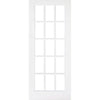 EasiKit Internal Door and Frame Kit - SA 15 Pane Internal Door - Clear Glass - White Primed