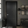 Seville Brushed Black Oak Fire Internal Door - 1/2 Hour Fire Rated