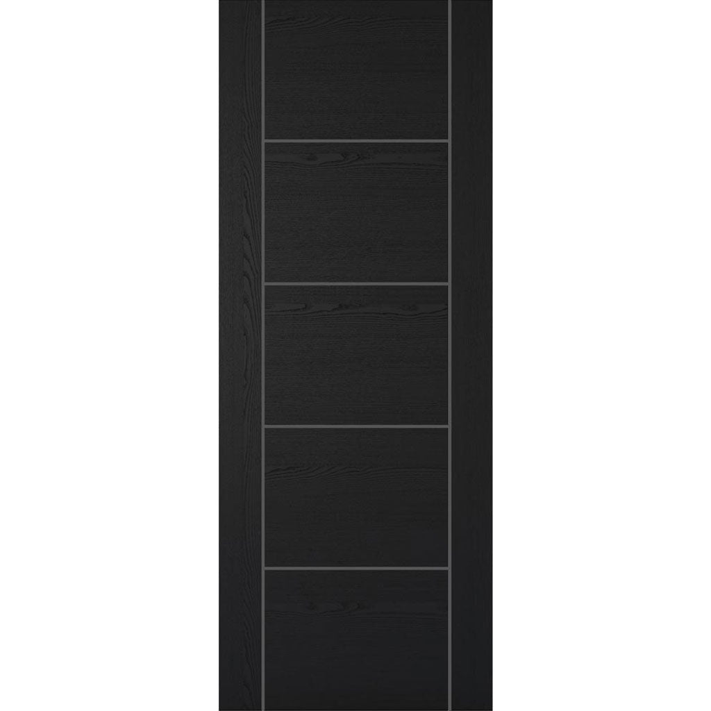 Laminate Vancouver Black Internal Door - Prefinished