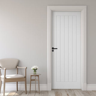 Image: Cottage White Door - Laminated - Prefinished