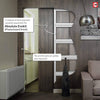 Handmade Eco-Urban® Stockholm 7 Panel Double Absolute Evokit Pocket Door DD6407 - Colour & Size Options