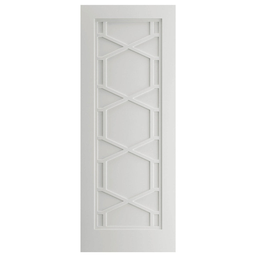 JB Kind Shaker Quartz Door Pair - White Primed