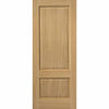 Oak Trent 2 Panel Absolute Evokit Double Pocket Door Detail - Prefinished