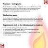 Fire doors testng facts and requierments  in 3 paragraphs