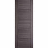 Four Sliding Doors and Frame Kit - Vancouver Flush Ash Grey Door - Prefinished