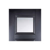 Single Sliding Door & Wall Track - Amsterdam Black Primed Door - Clear Glass - Unfinished