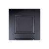 Three Sliding Wardrobe Doors & Frame Kit - Amsterdam 3 Panel Black Primed Door - Unfinished