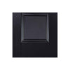 Double Sliding Door & Wall Track - Arnhem Black Primed Doors - Clear Glass - Unfinished