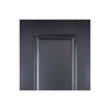 Four Folding Doors & Frame Kit - Arnhem 2 Panel Black Primed 3+1 - Unfinished