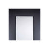 Two Sliding Doors and Frame Kit - Eindhoven Black Primed Door - Clear Glass - Unfinished