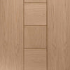 Bespoke Thruslide Messina Oak Flush - 4 Sliding Doors and Frame Kit - Prefinished