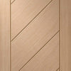 Three Sliding Wardrobe Doors & Frame Kit - Monza Oak Door - Unfinished