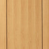 Two Sliding Wardrobe Doors & Frame Kit - Chartwell Flush Oak Door - Prefinished