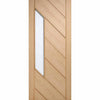 Bespoke Thruslide Monza Oak Glazed - 3 Sliding Doors and Frame Kit