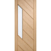 Oak veneer glazed interior door design from XL Joinery UK