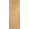 Bespoke Thruslide Forli Oak Flush 4 Door Wardrobe and Frame Kit - Aluminium Inlay - Prefinished