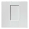 Three Sliding Wardrobe Doors & Frame Kit - Geo White Primed Door