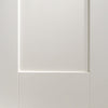 Single Sliding Door & Track - Pattern 10 1 Panel Door - White Primed