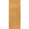 Three Sliding Wardrobe Doors & Frame Kit - Sirocco Flush Oak Door - Prefinished