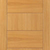 Three Sliding Doors and Frame Kit - Sirocco Flush Oak Door - Prefinished