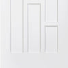 Three Folding Doors & Frame Kit - Coventry 2+1 Folding Panel Door - White Primed