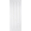 Coventry Style Panel Double Evokit Pocket Door - White Primed