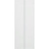 Crichton 8mm Obscure Glass - Clear Printed Design - Double Evokit Pocket Door