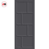 Bespoke Handmade Eco-Urban® Kochi 8 Panel Double Evokit Pocket Door DD6415 - Colour Options