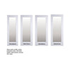 Pattern 10 Full Pane White Primed Door Pair - Obscure Glass