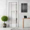 Duns 8mm Obscure Glass - Clear Printed Design - Single Evokit Glass Pocket Door