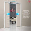 Handmade Eco-Urban® Lagos 6 Panel Double Evokit Pocket Door DD6427 - Colour & Size Options